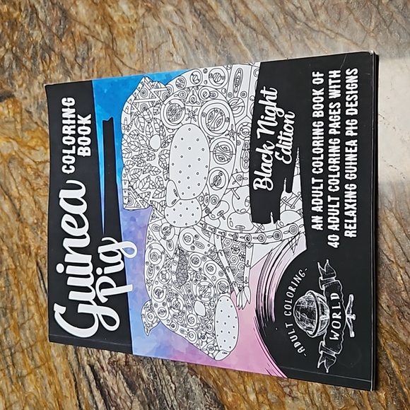 Book - Guinea Pig Coloring Book - Picture 1 of 4